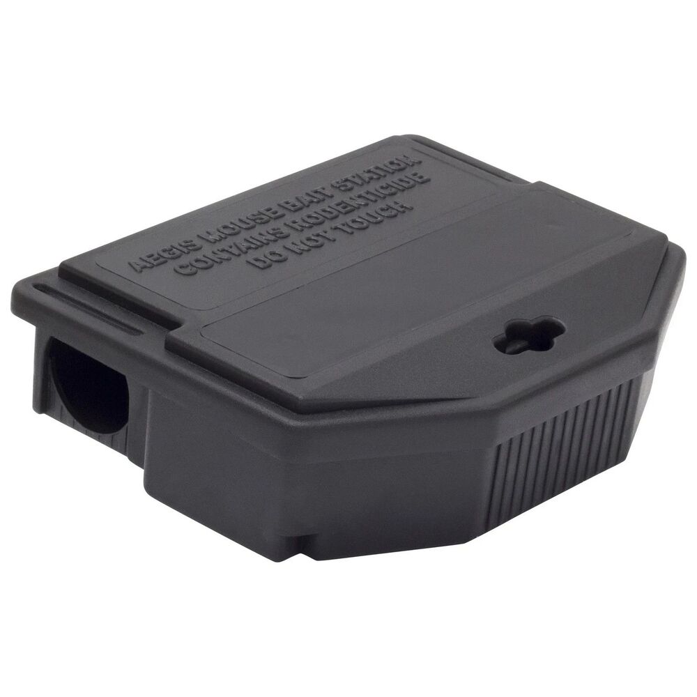 Mouse Control Stations ( 12 Pack ) Aegis Tamper Resistant black stations